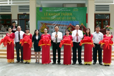 Bình Định: Khánh thành và bàn giao Trường tiểu học số 1 Cát Tài