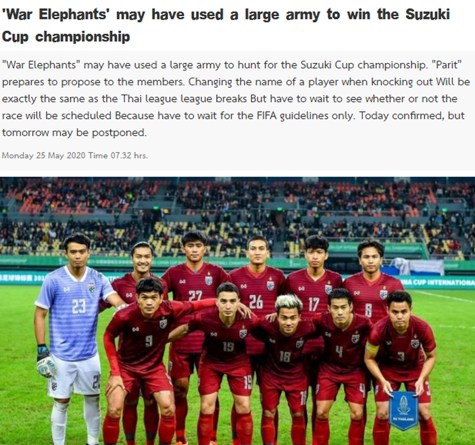 Sợ thua tuyển Việt Nam, Thái Lan cân nhắc cử đội mạnh nhất dự AFF Cup - 1 Sợ thua tuyển Việt Nam, Thái Lan cân nhắc cử đội mạnh nhất dự AFF Cup - 1