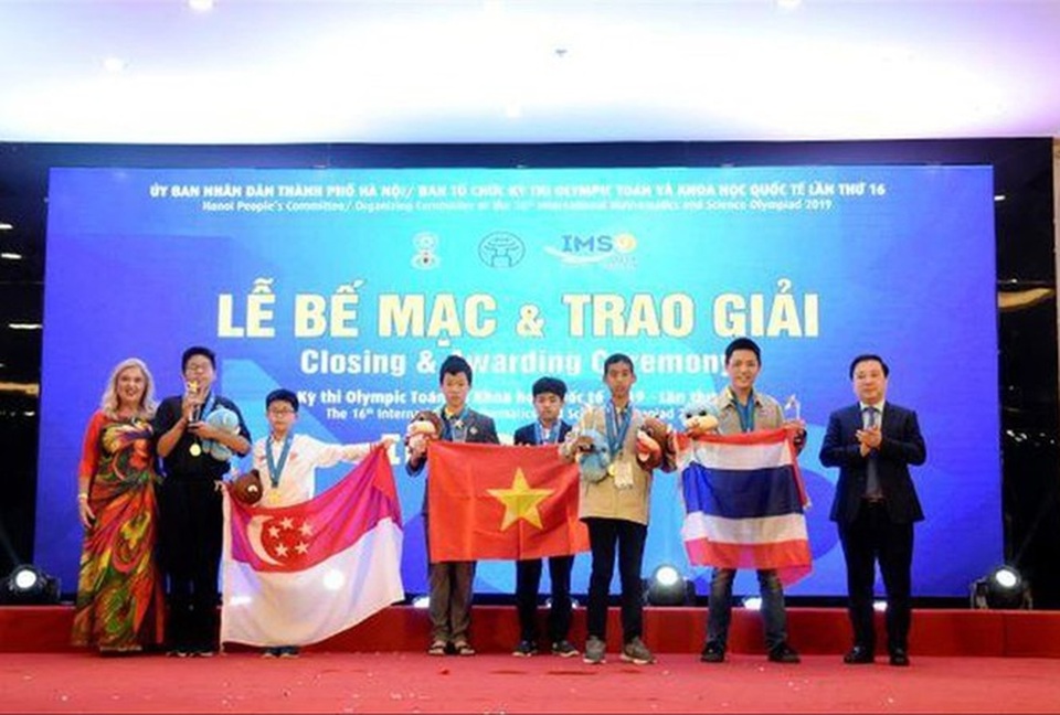 Việt Nam giành 15 huy chương vàng Olympic Toán và Khoa học quốc tế - 1 Việt Nam giành 15 huy chương vàng Olympic Toán và Khoa học quốc tế - 1