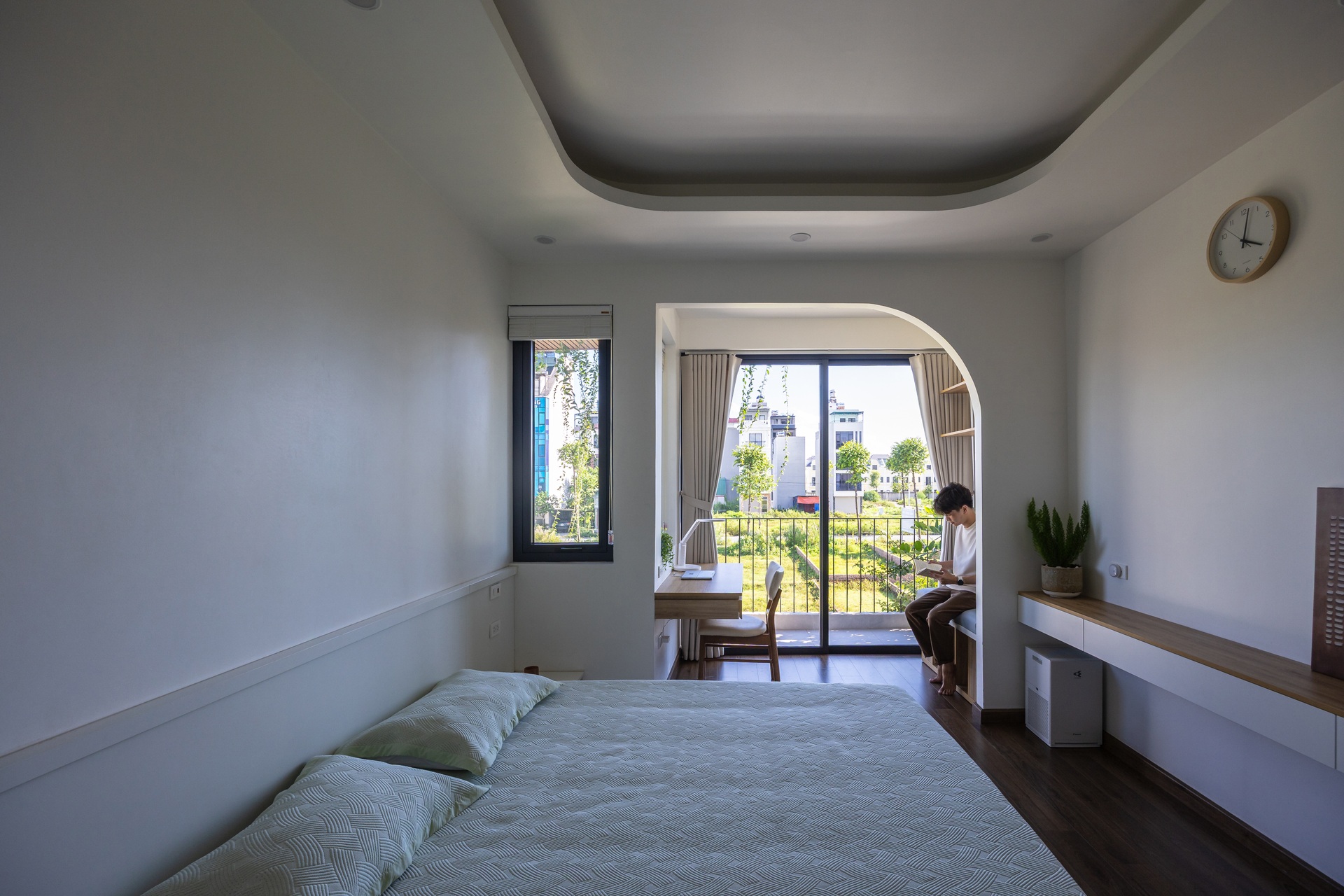 Nhà 90m2 của gia đình ở Hà Nội gắn kết thiên nhiên nhờ thiết kế lạ - 9 Nhà 90m2 của gia đình ở Hà Nội gắn kết thiên nhiên nhờ thiết kế lạ - 9