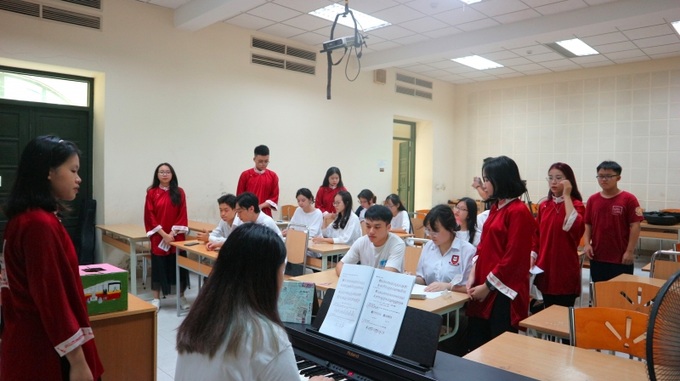Lớp lý thuyết của CLB Cầm Ca.