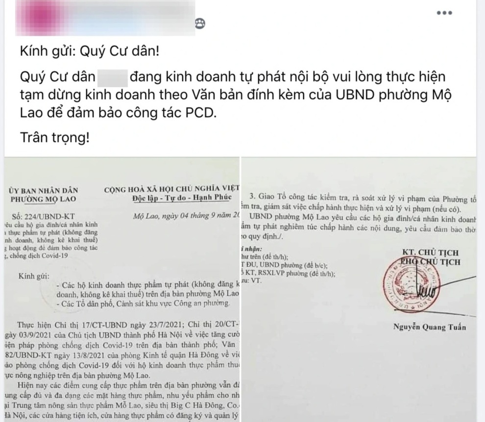 Chợ chung cư, dân bán online nháo nhác nghe lệnh cấm kinh doanh tự phát - 1 Chợ chung cư, dân bán online nháo nhác nghe lệnh cấm kinh doanh tự phát - 1