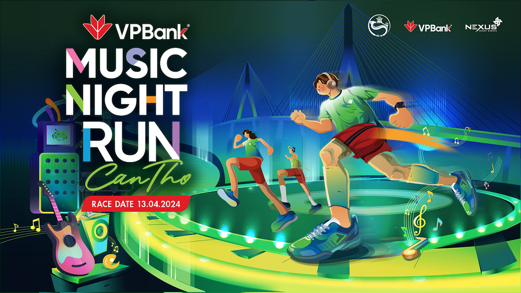 VPBank lần đầu tổ chức lễ hội thể thao âm nhạc VPBank Can Tho Music Night Run 2024 - 1 VPBank lần đầu tổ chức lễ hội thể thao âm nhạc VPBank Can Tho Music Night Run 2024 - 1