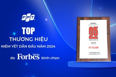 FPT vào "Top 25 thương hiệu niêm yết dẫn đầu 2024" do Forbes bình chọn