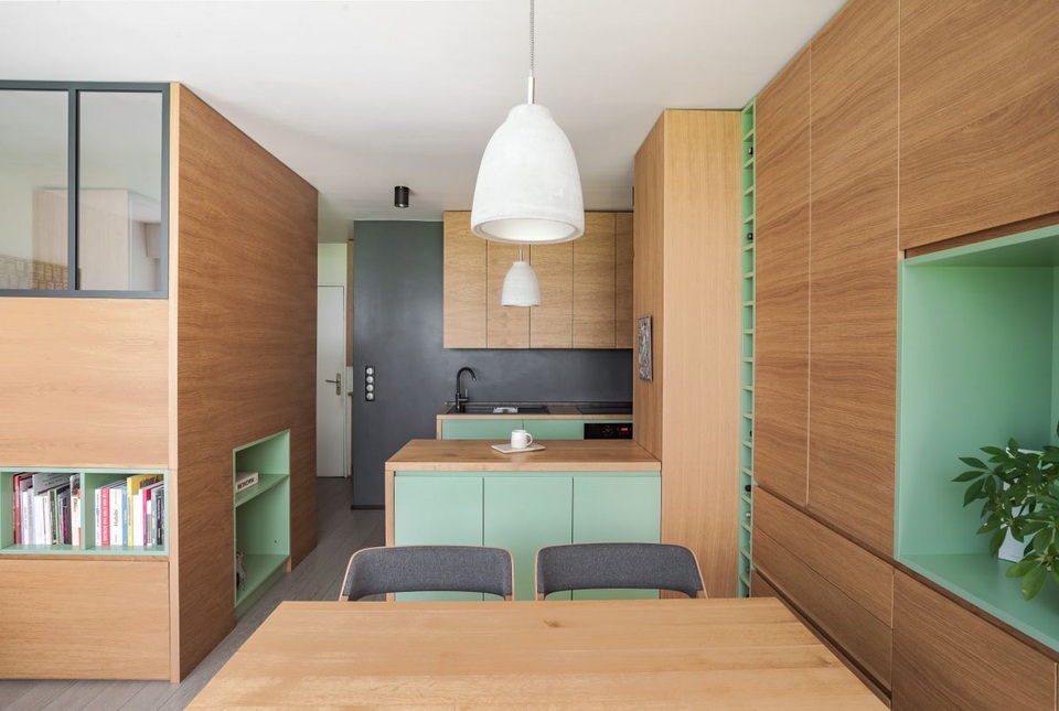 Căn hộ 30m2 nhưng thênh thang cho cả gia đình ở chỉ nhờ độc chiêu này - 2 Căn hộ 30m2 nhưng thênh thang cho cả gia đình ở chỉ nhờ độc chiêu này - 2