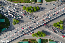 Hà Nội lại thí điểm phân luồng "điểm nóng" Ngã Tư Sở - Láng