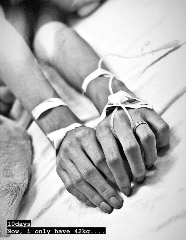 Khả Ngân lại nhập viện, cân nặng chỉ còn 42kg - 3