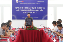 EVNNPT rà soát công trình giải tỏa công suất Nhà máy nhiệt điện BOT Vân Phong 1