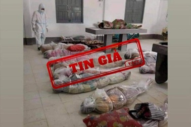 Hình ảnh "xác chết do Covid-19 tại TPHCM" là tin giả