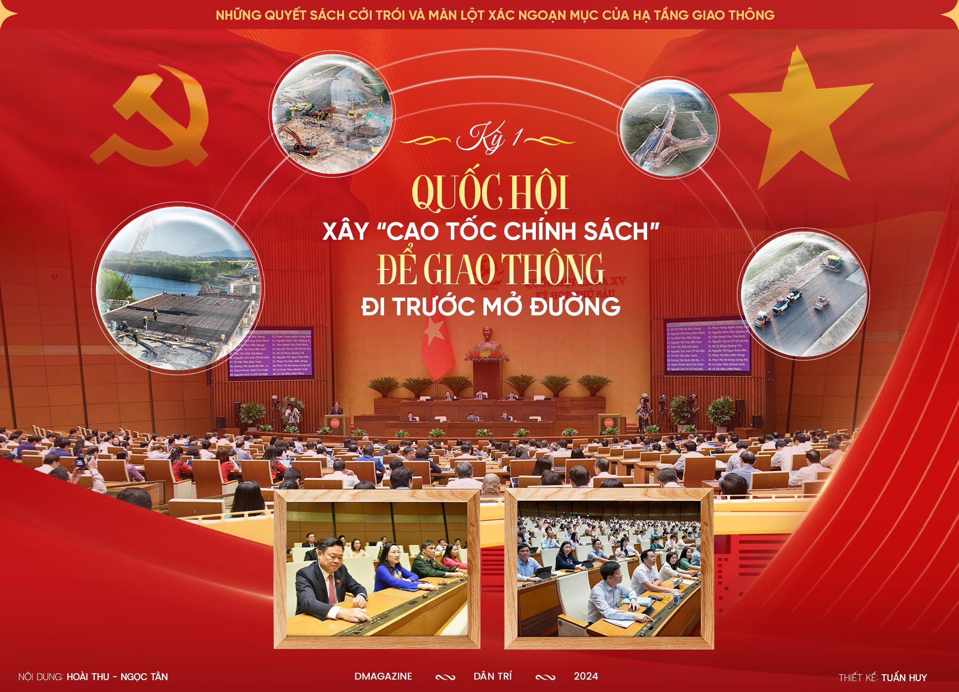 Quốc hội xây "cao tốc chính sách" để giao thông đi trước mở đường