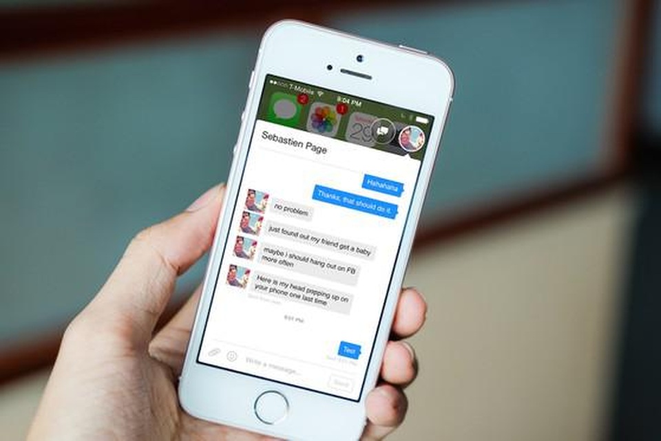 Đã có thể sử dụng bong bóng chat trên iPhone - 2 Đã có thể sử dụng bong bóng chat trên iPhone - 2