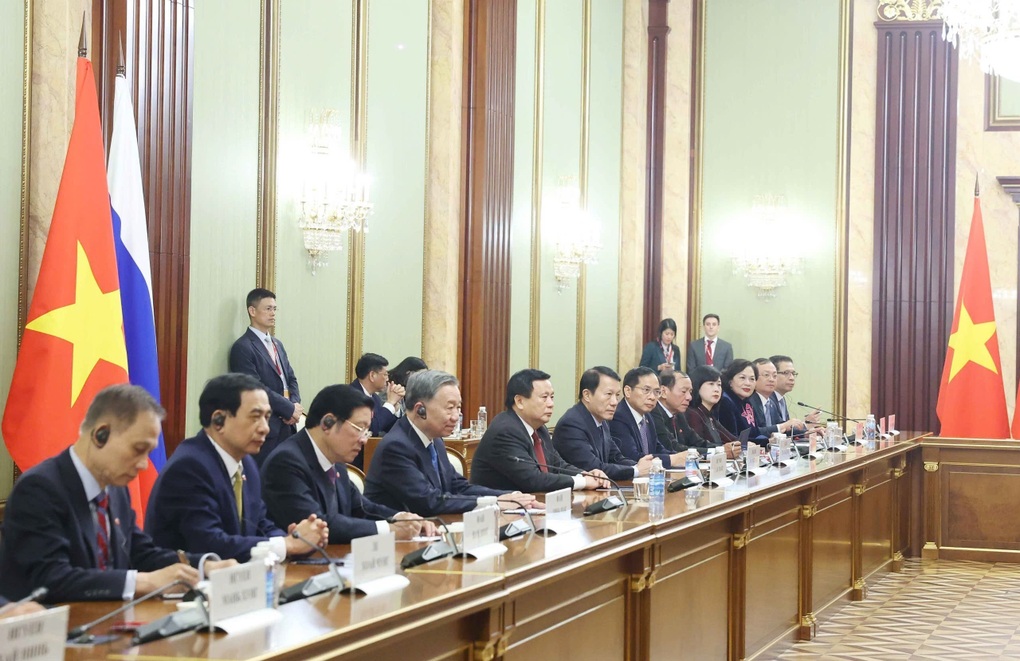Tổng Bí thư Tô Lâm hội kiến Thủ tướng Liên bang Nga Mikhail Mishustin - 3 Tổng Bí thư Tô Lâm hội kiến Thủ tướng Liên bang Nga Mikhail Mishustin - 3