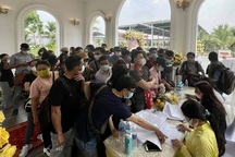 Hàng trăm YouTuber chen nhau dự họp báo của vợ chồng ông Dũng "lò vôi"