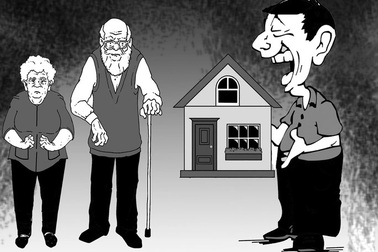 Mất nhà vào tay con ruột