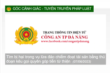 Điều tra vụ lừa đảo bằng thủ đoạn kêu gọi tiền từ thiện tại Đà Nẵng