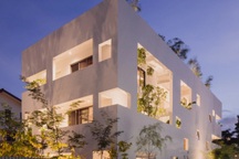 Ngôi nhà "hai da" ở Singapore với vườn cây trên, nước trong nhà