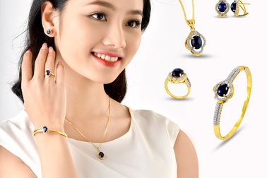 Tháng 9 chào thu với trang sức Sapphire sang trọng, may mắn, an lành