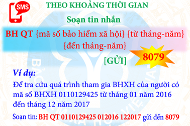 Tra cứu thông tin đóng - hưởng BHXH, BHYT theo đầu số nào?