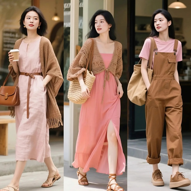 Mùa hè mặc trang phục màu nâu để vừa sành điệu, vừa thanh lịch - 2 Mùa hè mặc trang phục màu nâu để vừa sành điệu, vừa thanh lịch - 2