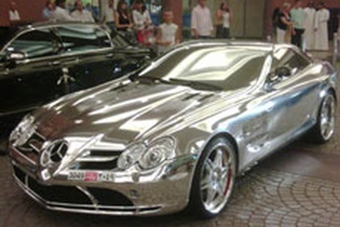 Mercedes McLaren SLR mạ crôm