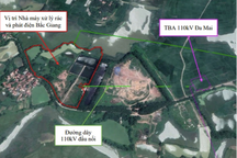 Sắp xây nhà máy đốt rác phát điện 750 tấn/ngày đêm ở Bắc Giang