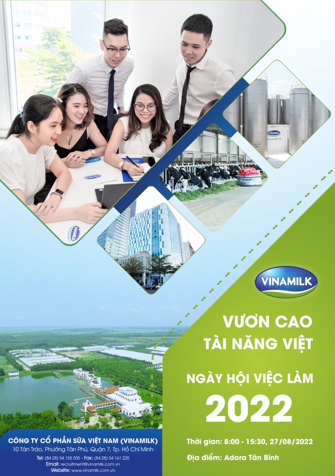 Tham khảo thông tin về chương trình tại Fanpage Vinamilk tuyển dụng.