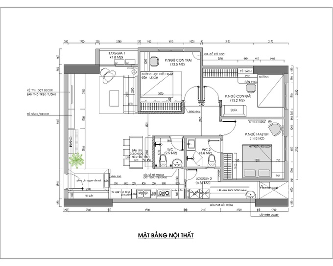 Ngỡ ngàng với diện mạo mới của căn hộ chung cư 100m² ở Ecolifety Tây Hồ sau khi được kiến trúc sư tư vấn cải tạo với chi phí 187 triệu - Ảnh 3. Ngỡ ngàng với diện mạo mới của căn hộ chung cư 100m² ở Ecolifety Tây Hồ sau khi được kiến trúc sư tư vấn cải tạo với chi phí 187 triệu - Ảnh 3.