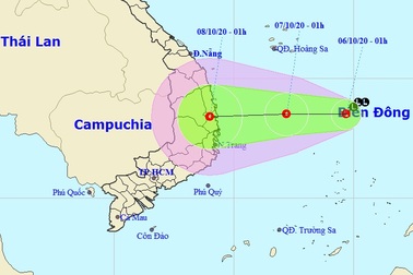 Vùng áp thấp trên Biển Đông mạnh lên, Trung Bộ mưa rất to