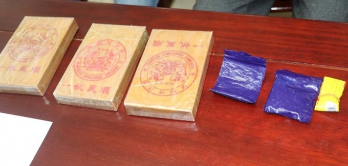 Tang vật vụ án (ảnh CANA).