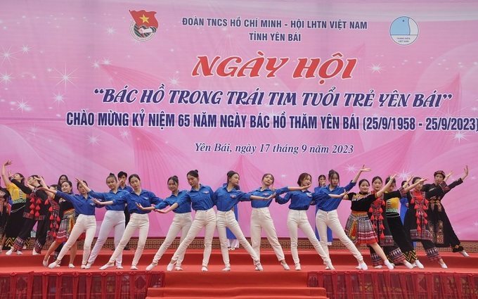 Ngày hội “Bác Hồ trong trái tim Tuổi trẻ Yên Bái” thu hút đông đảo đoàn viên, thanh niên tham gia.
