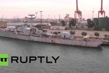 Tàu hải quân Nga khoe sức mạnh tại quân cảng ở Syria