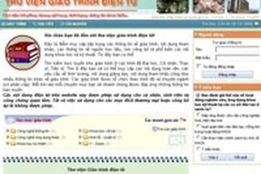 Sẽ có giáo trình điện tử miễn phí cho HS, SV