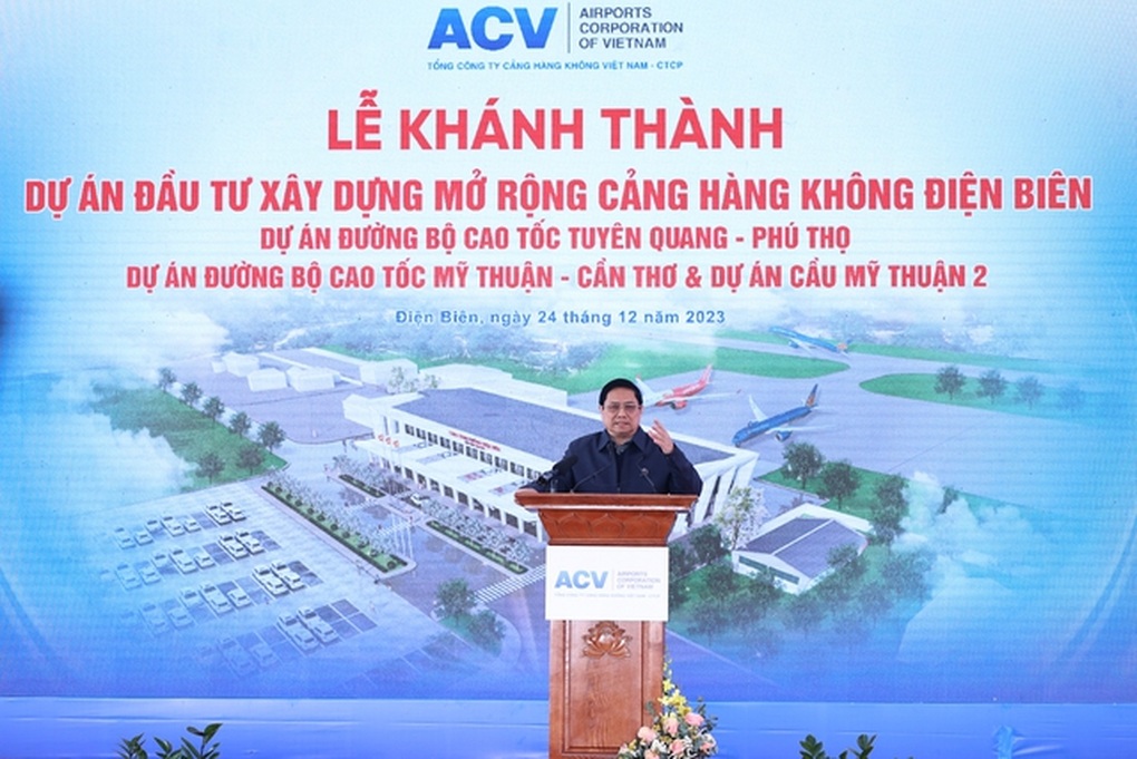 Chính thức khánh thành dự án nâng cấp sân bay Điện Biên - 1