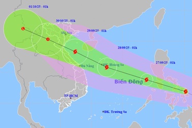Bão Bualoi có thể vào Biển Đông đêm nay
