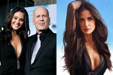 Hai người vợ của "sao" Hollywood Bruce Willis thân thiết như thế nào?