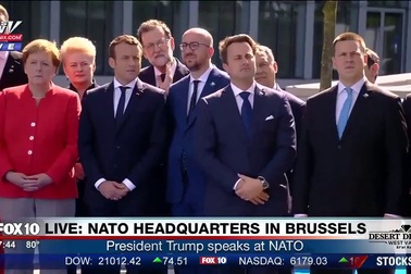 Tổng thống Trump phát biểu trước các lãnh đạo NATO