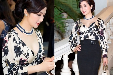 Hoa hậu "không tuổi" Giáng My khoe vẻ gợi cảm 