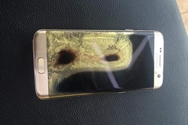 Thêm trường hợp Galaxy S7 edge bốc cháy