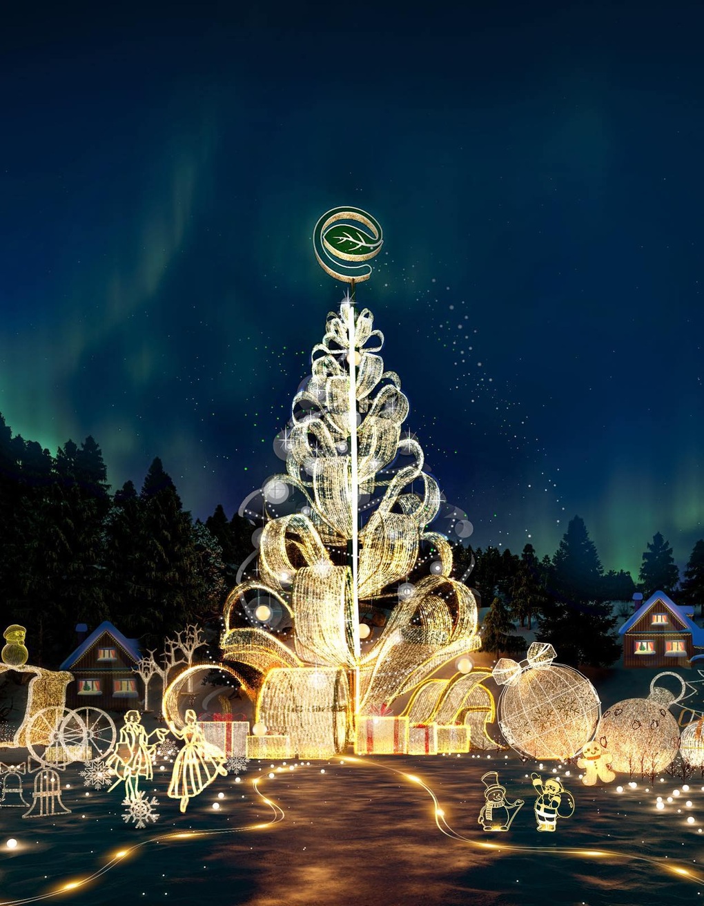 Ngôi làng cổ tích tại Ecopark thu hút nhiều du khách trong mùa Noel - 2 Ngôi làng cổ tích tại Ecopark thu hút nhiều du khách trong mùa Noel - 2