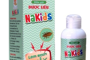 Thu hồi lô trên toàn quốc lô dầu gội Nakids làm sạch chấy