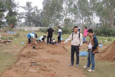 Thám sát, nghiên cứu khảo cổ học khu vực đền Huyện