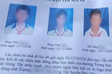 3 học sinh đạp xe hơn 400km từ Cà Mau lên TPHCM tìm cha mẹ