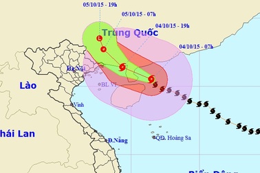 Bão số 4 vào Trung Quốc, miền núi phía Bắc nước ta có mưa vừa, mưa to