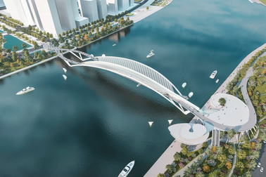 Được tài trợ cầu đi bộ hình lá dừa nước trên sông, TPHCM tiếp nhận ra sao?