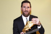 Messi giành danh hiệu Chiếc giày Vàng châu Âu lần thứ 6