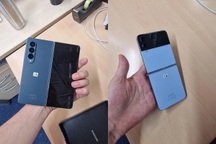 Bộ đôi Galaxy Z Fold4 và Z Flip4 lộ ảnh thực tế trước giờ ra mắt