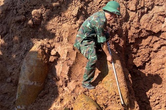 Phát hiện 3 quả bom M117 ở Bắc Ninh