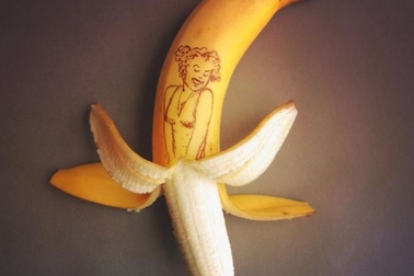 Nghệ thuật tạo hình “siêu độc” với... quả chuối