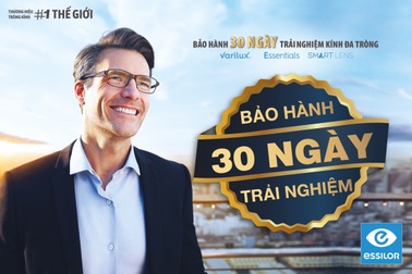 Chương trình bảo hành 30 ngày trải nghiệm kính đa tròng Esslior