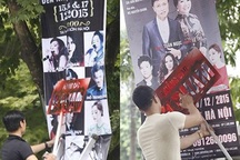 Hà Nội ra quân phun sơn băng rôn vi phạm